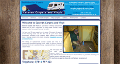 Desktop Screenshot of caravancarpetsandvinyl.co.uk